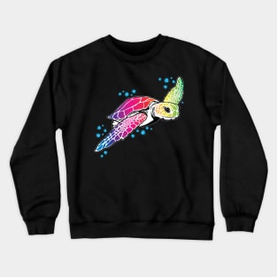 Rainbow Sea Turtle Crewneck Sweatshirt